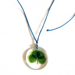 925 silver beads necklace, coloured cord (122.23)