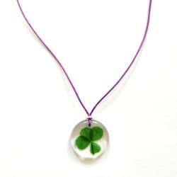 Collier perles d'Argent 925 cordon coloré (122.23)